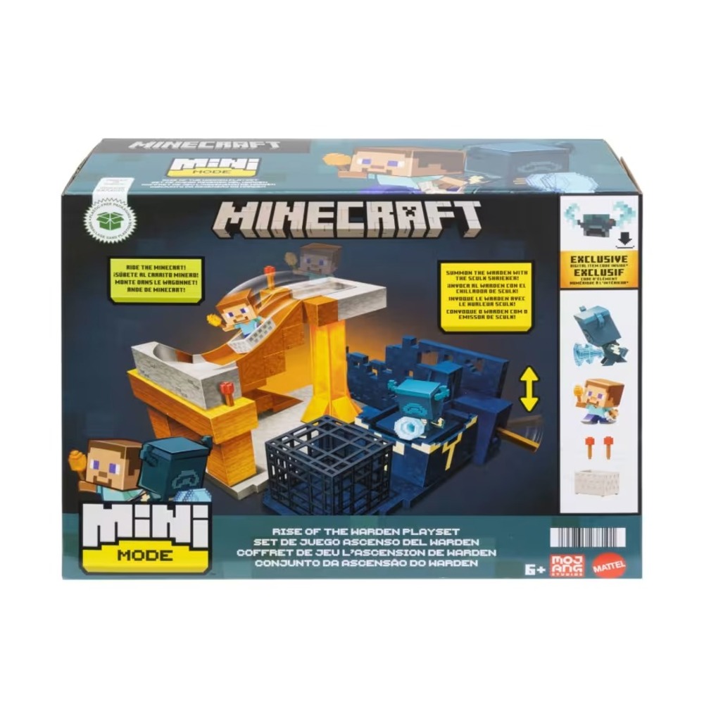 🔥Mattel HXT72 Minecraft Mini Mode Playset Rise of the Warden Set New In Box 🔥
